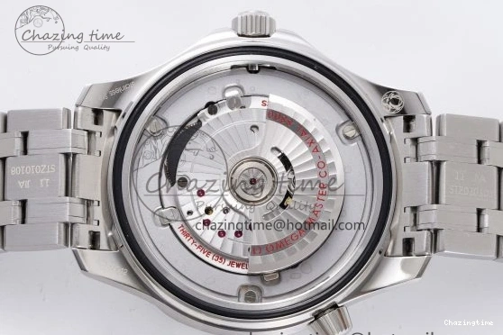 0428 Thermal Seamaster Diver 300M ZF 1:1 Best Edition Blue Ceramic White Dial on SS Bracelet A 7733